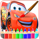 Mcqueen Coloring pages -Cars- biểu tượng