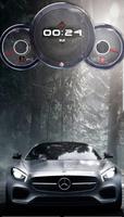 Speedometer Cars Clock Live Wa постер
