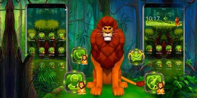 Tema 3D Kartun Singa screenshot 3