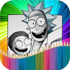 Rick and Morty Coloring Book icon