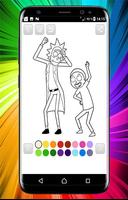 Rick and Morty Coloring Book स्क्रीनशॉट 2