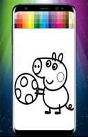 Peppa Pig Coloring Book syot layar 1
