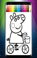 Peppa Pig Coloring Book syot layar 2