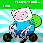 Fake time call - adventure finn icône