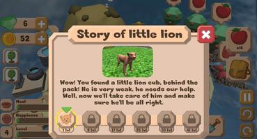 Virtual Pet 3D -  Cartoon Lion 2 स्क्रीनशॉट 1