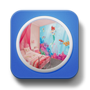 كارتون الأميرة فكرة غرفة نوم APK