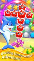 Little mermaid: Match 3 games تصوير الشاشة 1