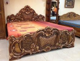 carved wooden beds designs capture d'écran 3