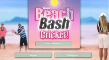 Monster Beach Bash Cricket Affiche