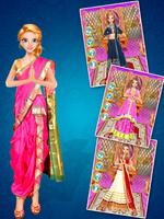 Indian Fashion Doll salon poster