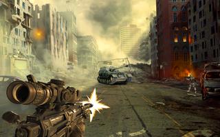 Mountain Sniper Shooter Commando Affiche