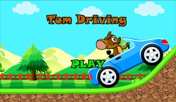 Tom Driving Car पोस्टर