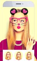 Cat Face Selfie - Katzengesicht Selfie Plakat