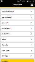 Cat® Bucket Configurator captura de pantalla 2