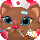 Cat Nose Doctor Game for Kids icône
