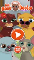 Cat Nose Doctor Game for Kids Affiche
