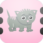 Cute cat game icon