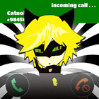 Fake call Miraculous - Catnoir ícone