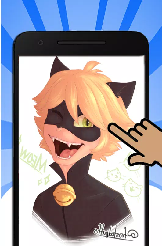Download do APK de Desenho de colorir da cat noir para Android