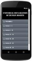 DECLARATION OF HUMAN RIGHTS اسکرین شاٹ 1