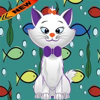 Adventures Kitty Cat Children الملصق