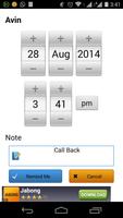 Call reminder screenshot 3