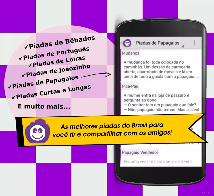 Piadas Curtas para Android