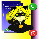 Cat Noir - Fake Call أيقونة