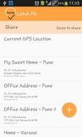 CatchMe-Address+GPS, Messages الملصق