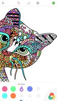Cat Coloring Pages for Adults اسکرین شاٹ 1