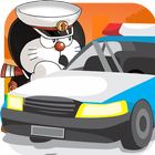 Cat Police Car Zeichen