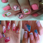 Uñas Decoradas Con Flores Diseños Uñas Con Flores ikon