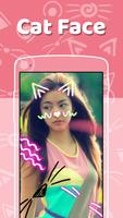 Cat face-Cute camera,sticker,Photo editor,Filter الملصق