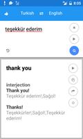 2 Schermata Turkish English Translate