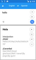 Spanish English Translate پوسٹر