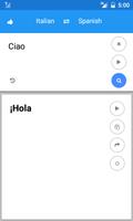Italian Spanish Translate 海報