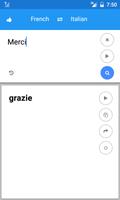 برنامه‌نما Italian French Translate عکس از صفحه