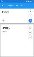 Lao anglais Traduire capture d'écran 1