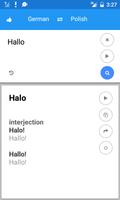 Alemão polonês Traduzir Cartaz