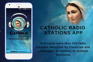 Stations de radio catholiques, musique catholique Affiche