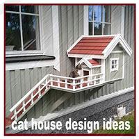 Cat House Design Poster