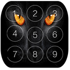 Dark Cat Lockscreen Password icône