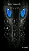 Dark Cat Lockscreen Password تصوير الشاشة 1
