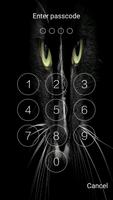 Dark Cat Lockscreen Password screenshot 2