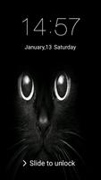 Dark Cat Lockscreen Password تصوير الشاشة 3