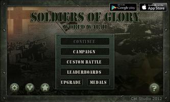 Soldats of Glory: WW2 gratuits Affiche