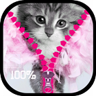 Icona Cats Lock Screen Zipper