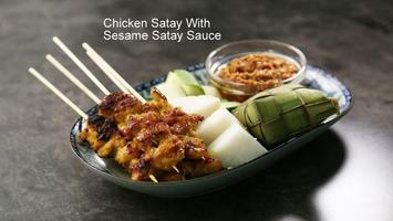 Satay Recipe الملصق