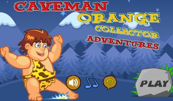 Caveman orange collector постер