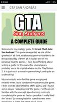 WALKTHROUGH - GTA SAN ANDREAS | A COMPLETE GUIDE الملصق